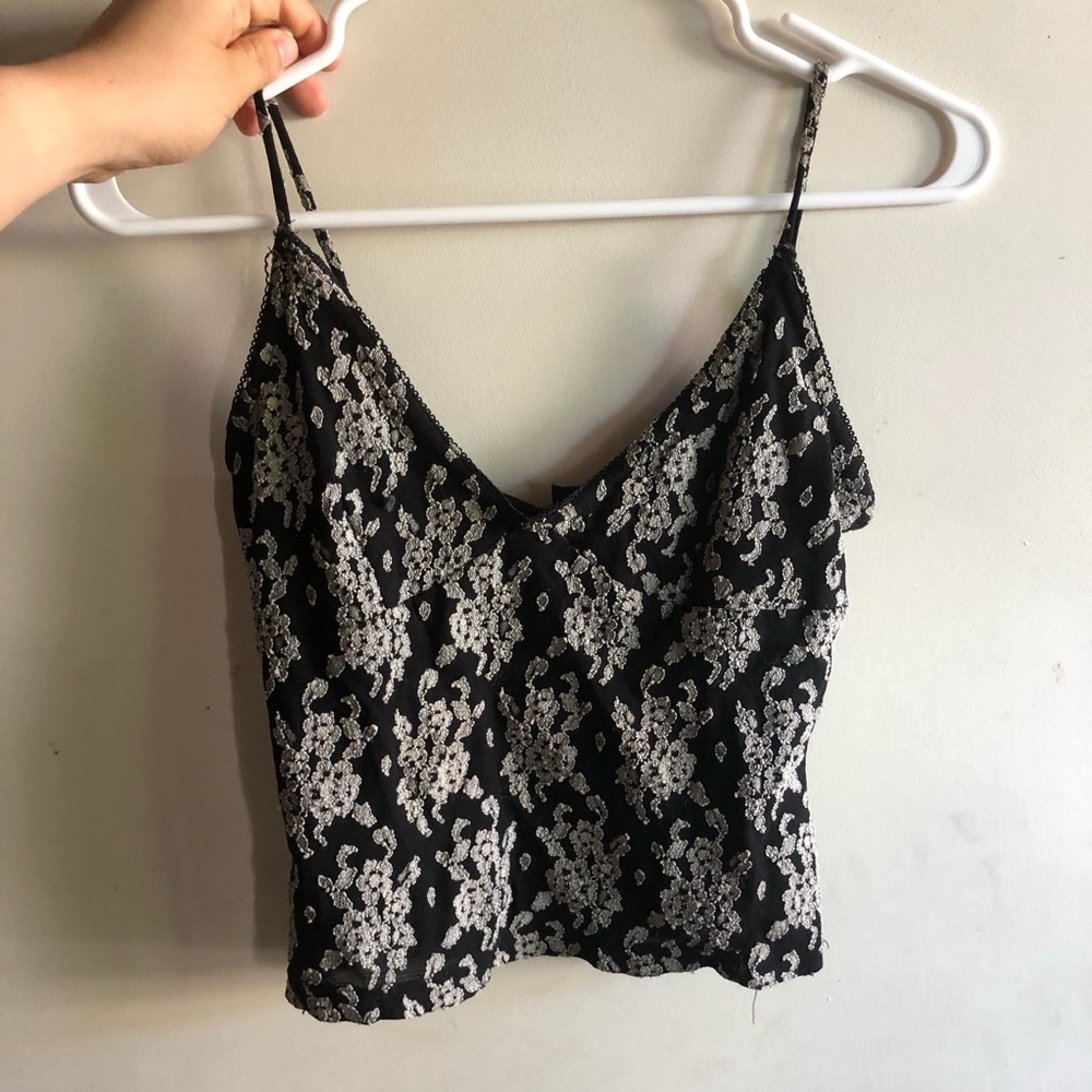 vintage lace tank